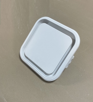 Диффузор под покраску скрытого монтажа SECRET SOFT FRAME 100/90 с приточно-вытяжным вентилятором